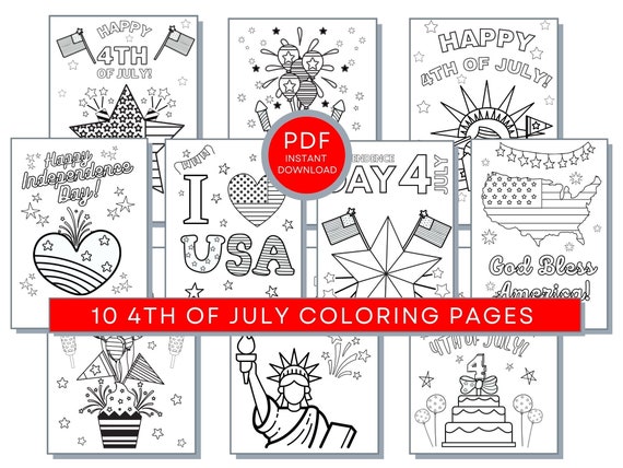 Th of july coloring page th of july printables th of july sheets th of july coloring book july th coloring independence day pdf