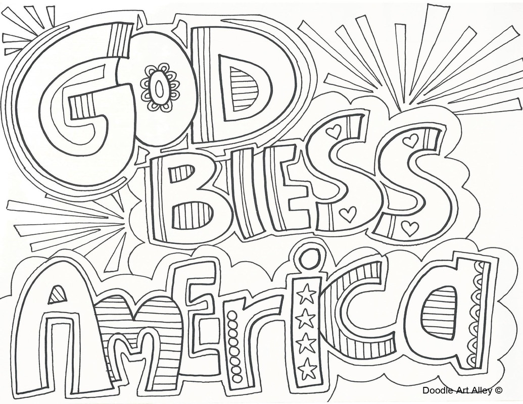 Independence day coloring pages