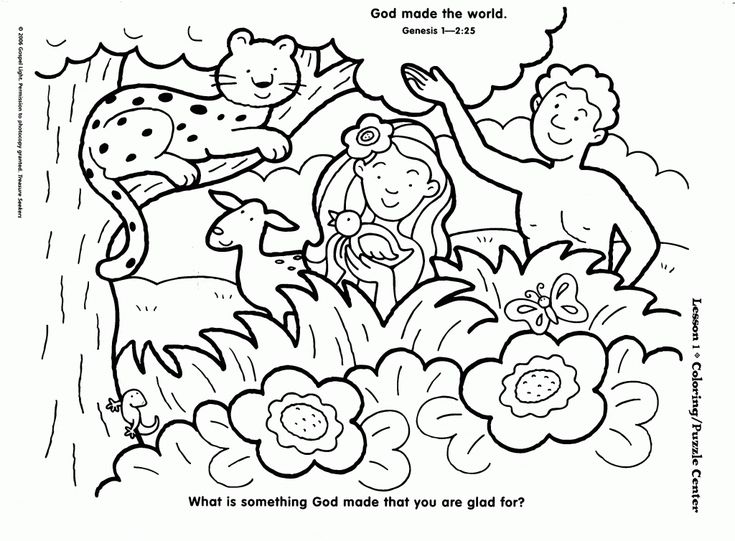 Printable coloring pages creation coloring pages bible coloring pages sunday school coloring pages