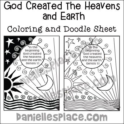 Creation bible crafts