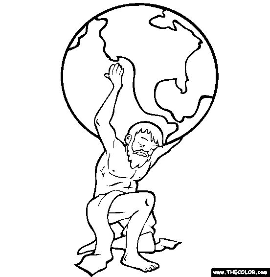 Atlas coloring page free atlas online coloring coloring pages greek drawing online coloring pages