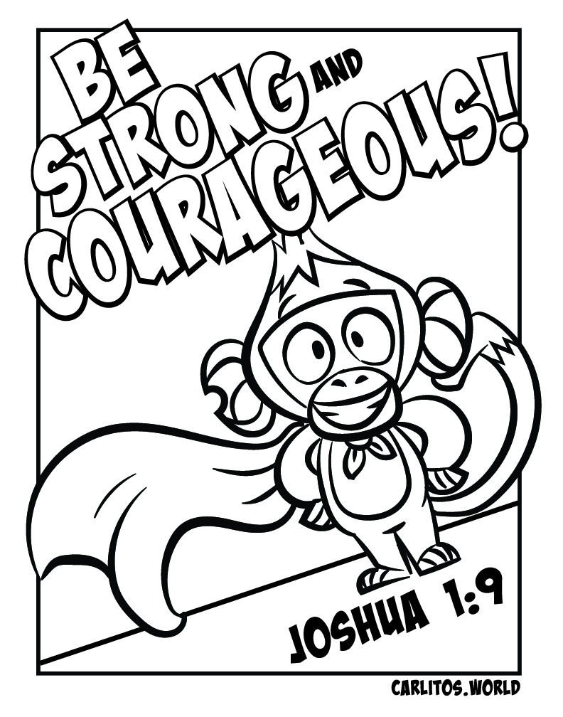 Coloring pages valued by god