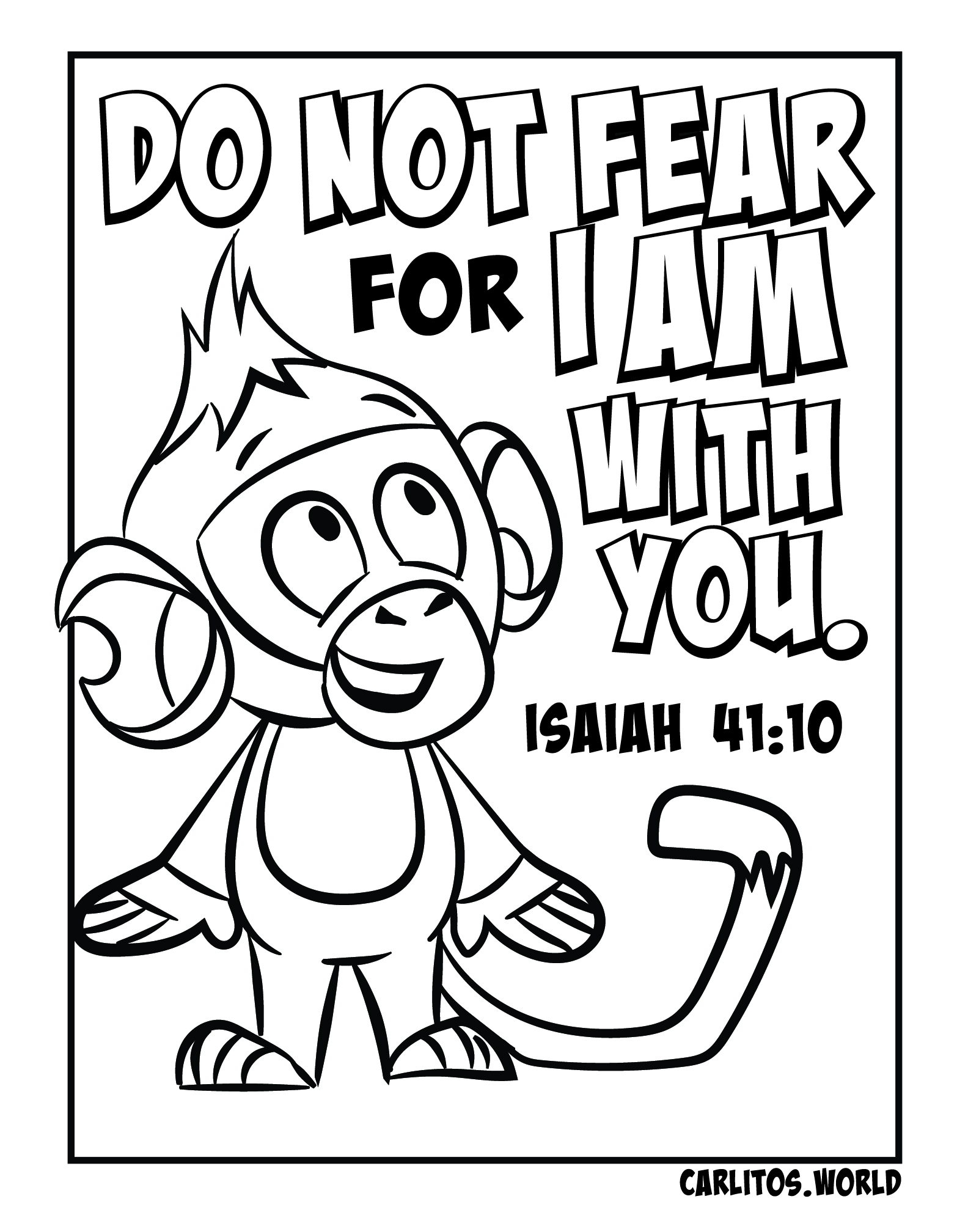 Coloring pages valued by god