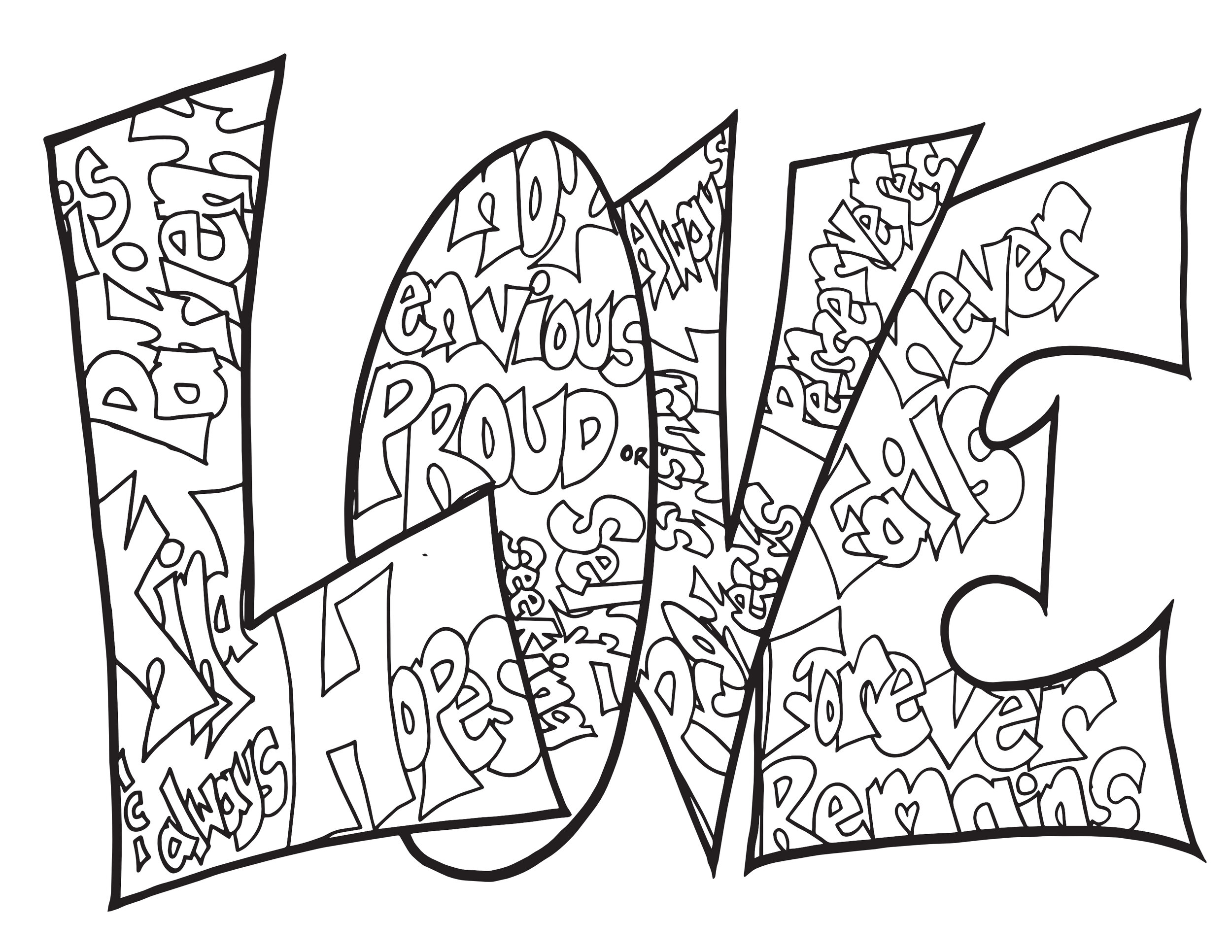 Free gods plan is bigger than your mistakes coloring page â stevie doodles