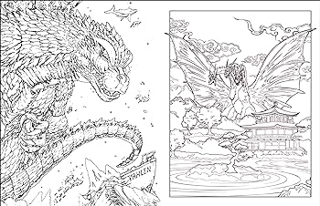 Godzilla the official coloring book titan books