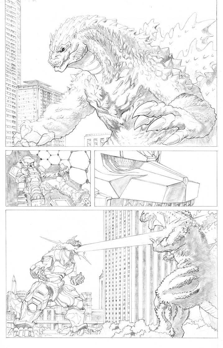 Godzilla vs mechagodzilla pg by tgping on