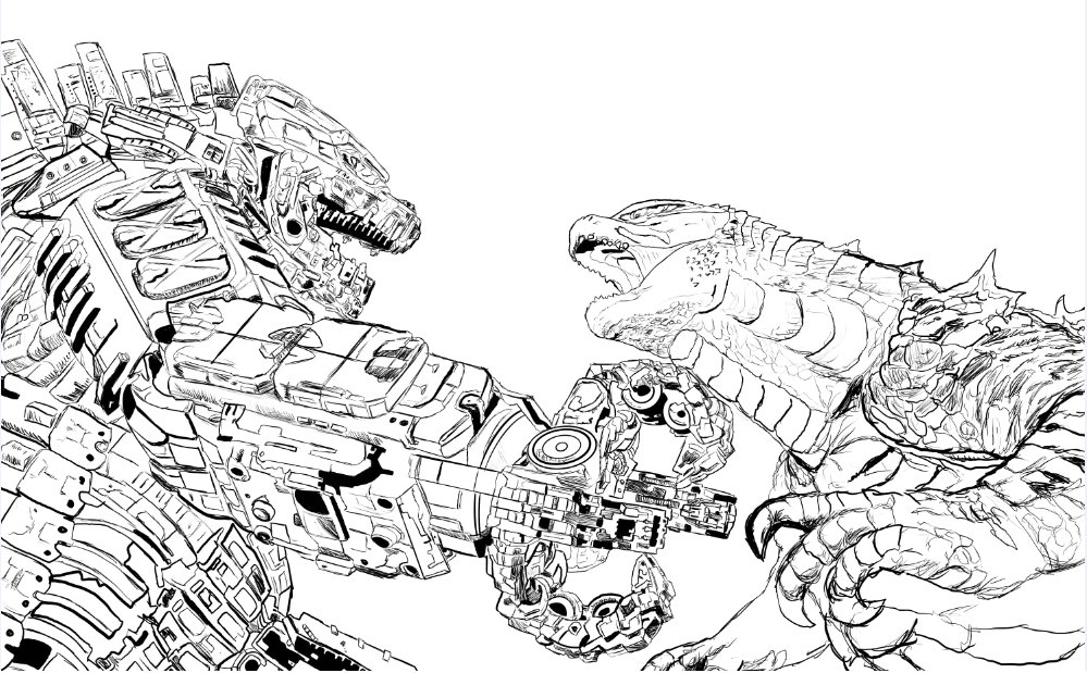 Bizarrico on x titan apex vs king of the monsters godzilla vs mechagodzilla work in progress what do you think httpstcogcmtcjegw x