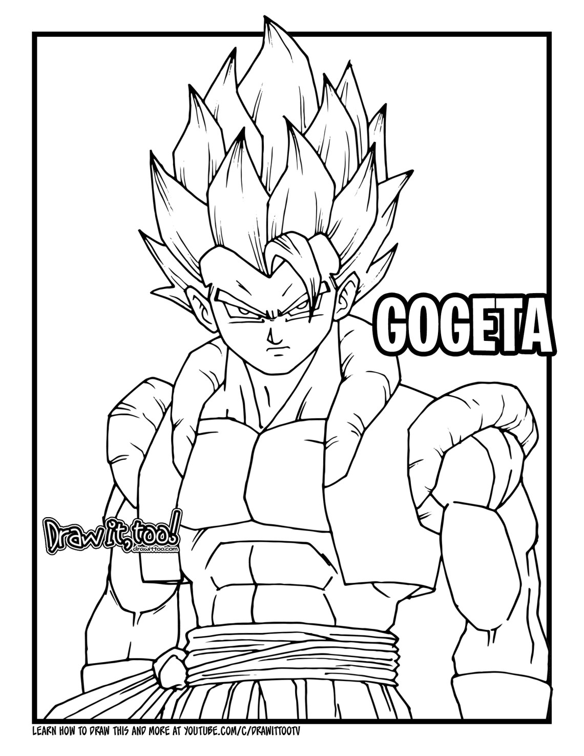 How to draw gogeta dragon ball super broly drawing tutorial