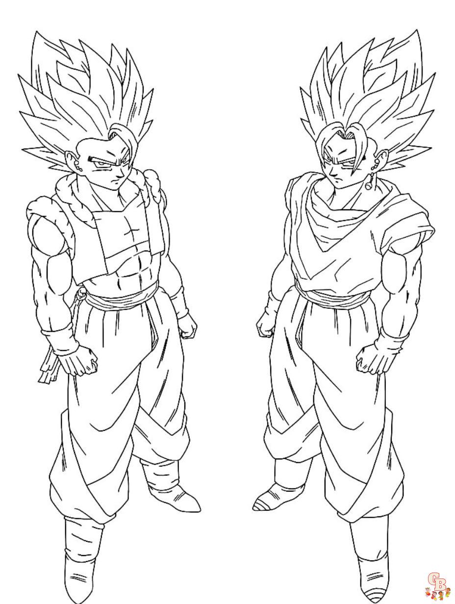 Dragon ball z coloring pages unleash your creativity