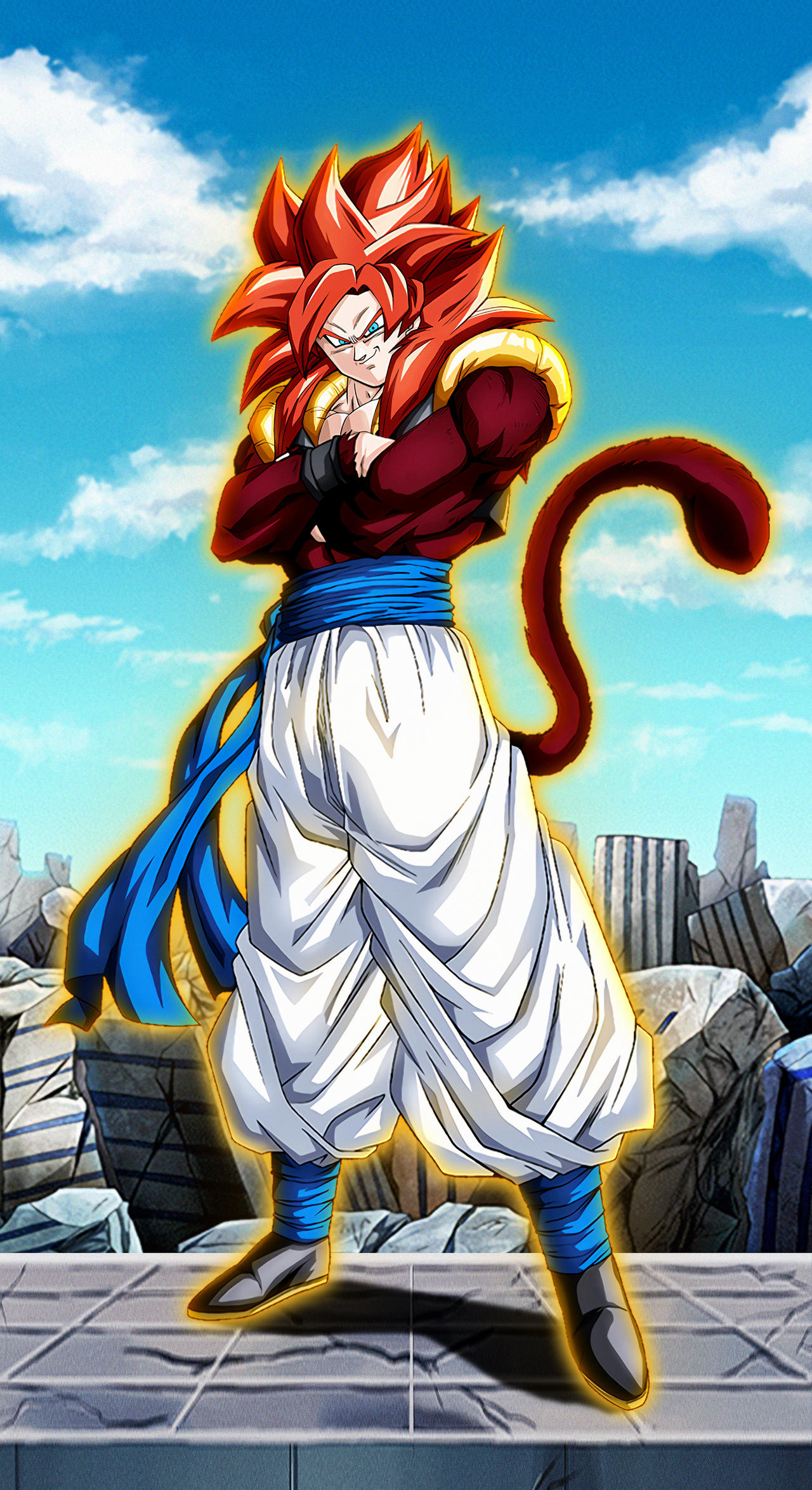 Gogeta SSJ4 wallpaper by Rynenplay - Download on ZEDGE™