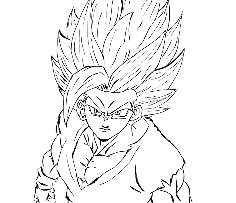 Beast gohan death glare bonus art