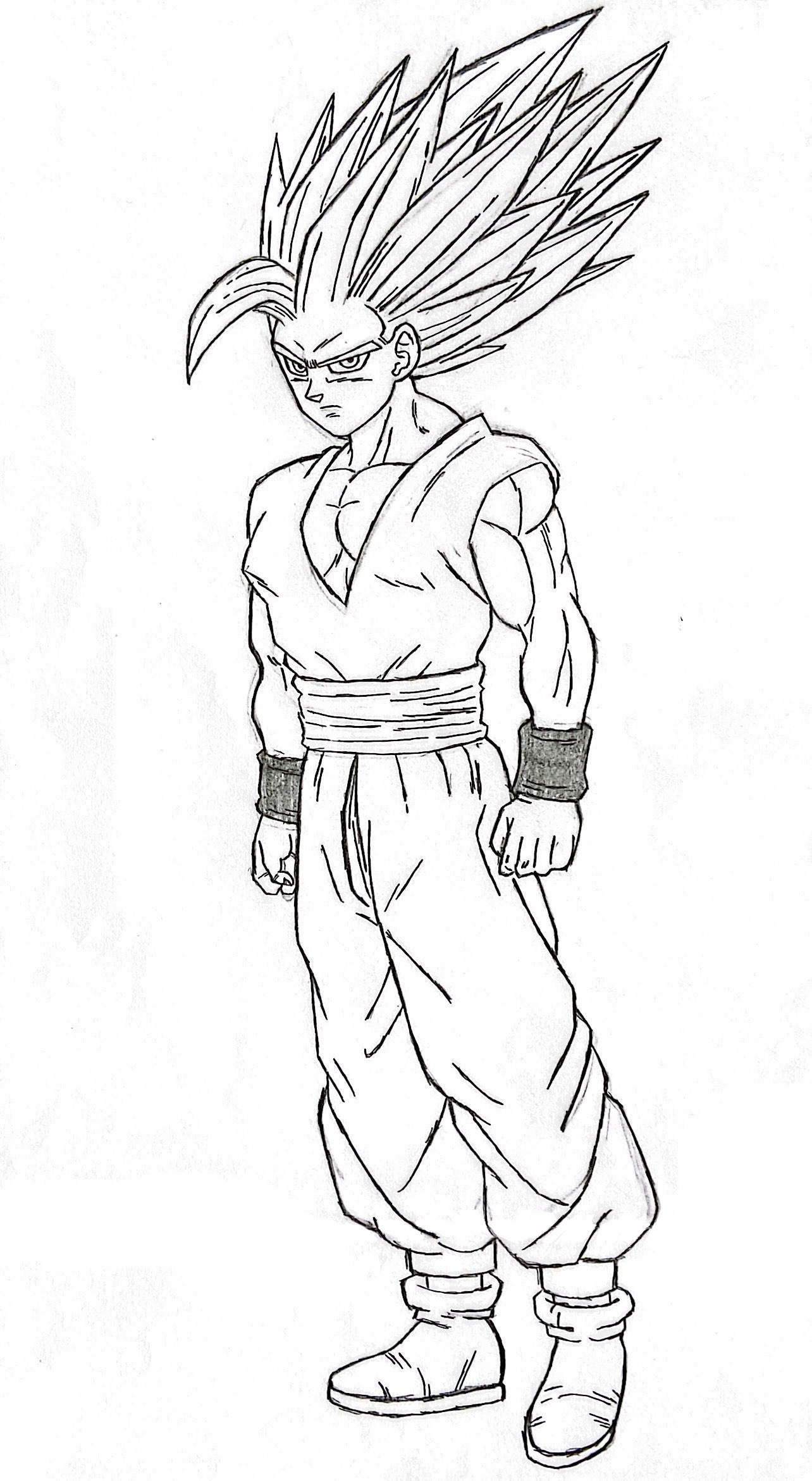 Gohan beast dragon ball super superhero by bdzanichelli on