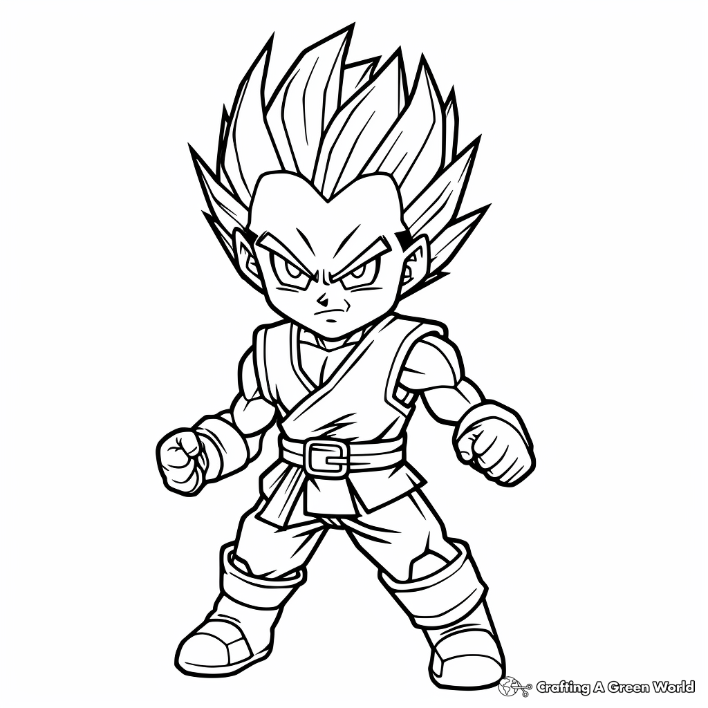 Goku coloring pages