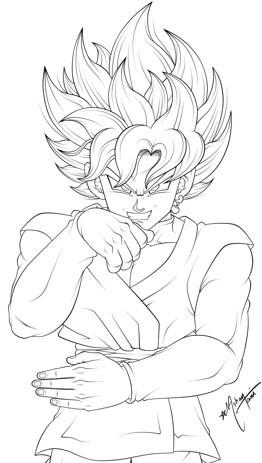 Çãaashan on x goku black rose line art plete yeeaaaaaahhhhh im drawing after a while now and it feels awesome to get back at it httpstcoltcrlln x