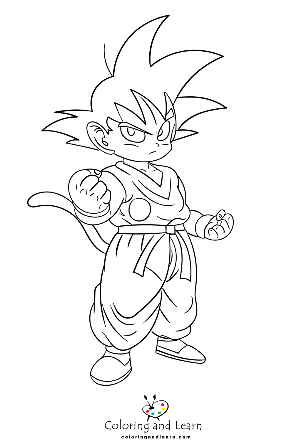 Goku coloring pages