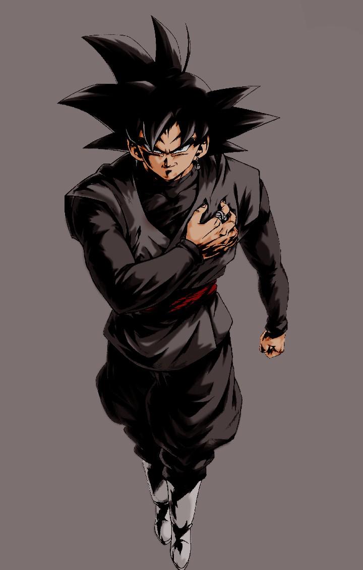 So i drew the new goku black digitally using picsart hope you all like it rdragonballlegends