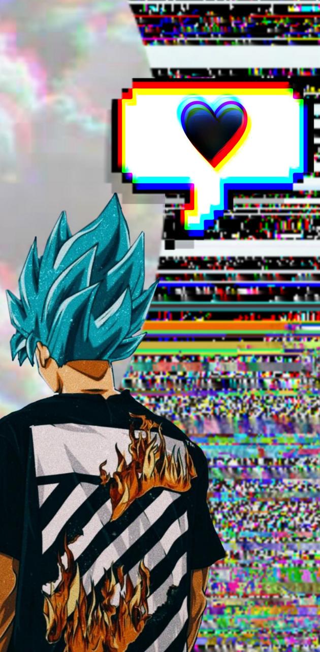 Sad goku wallpaper by ghosterio