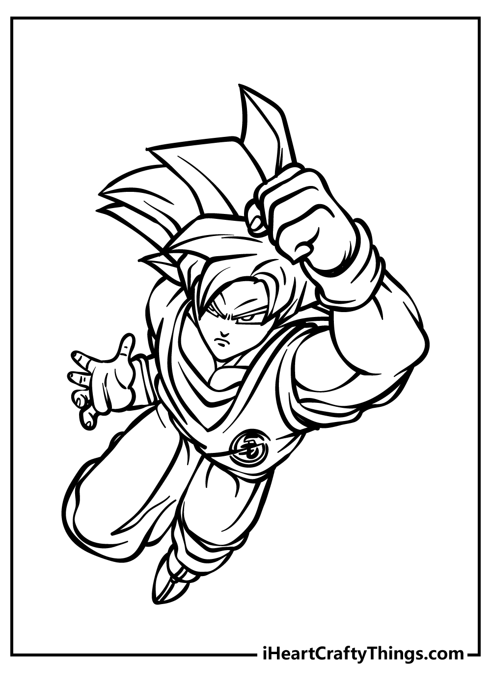 Goku coloring pages free printables