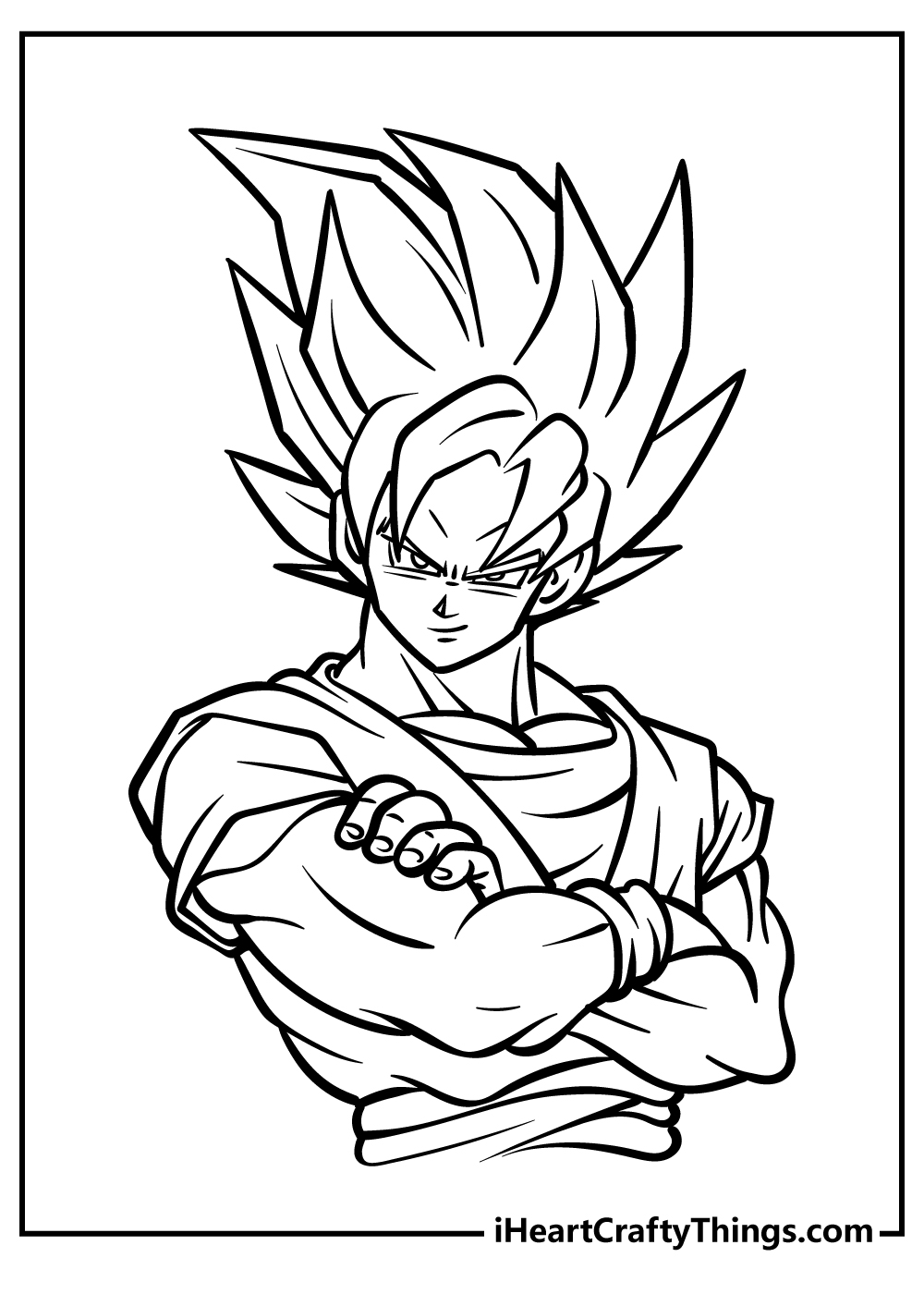 Goku coloring pages free printables