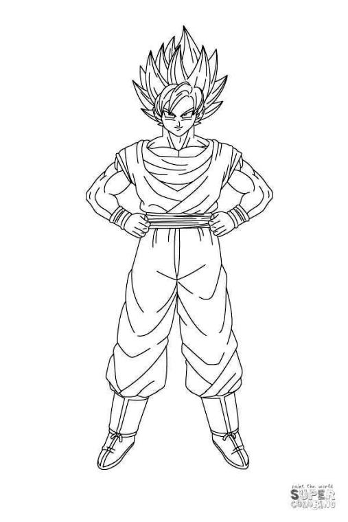 Get this goku coloring pages super saiyan hip