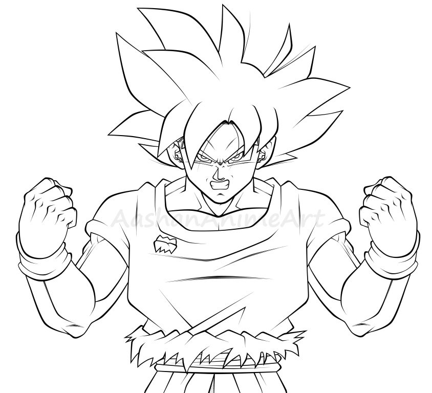 Çãaashan on x goku ultra instinct line art plete this was drawn without using any reference httpstcogvmvnhfjdx x