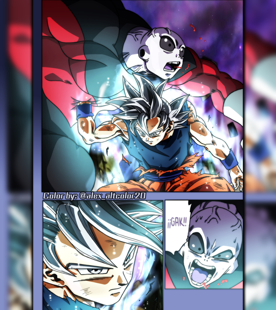 Goku ultra instinto vs jiren pagina coloreada alexaltcolor