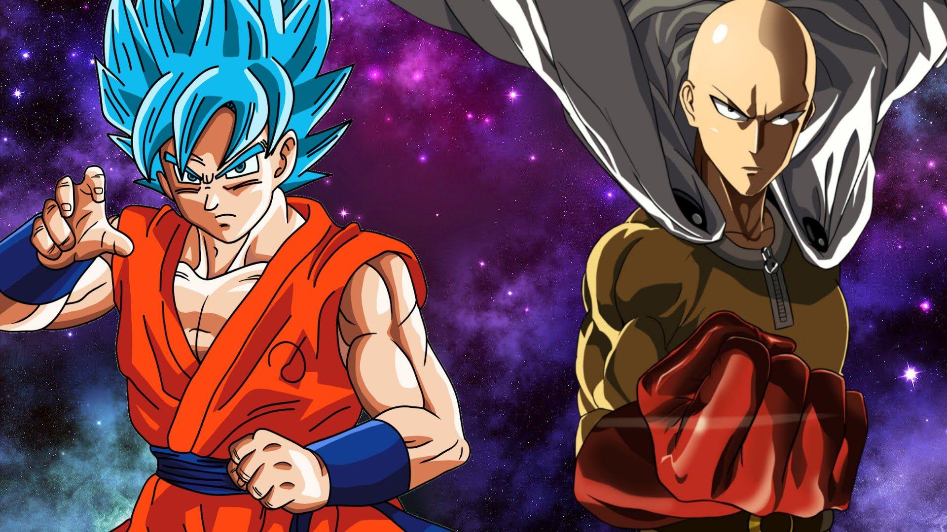 Goku vs one punch wallpapers