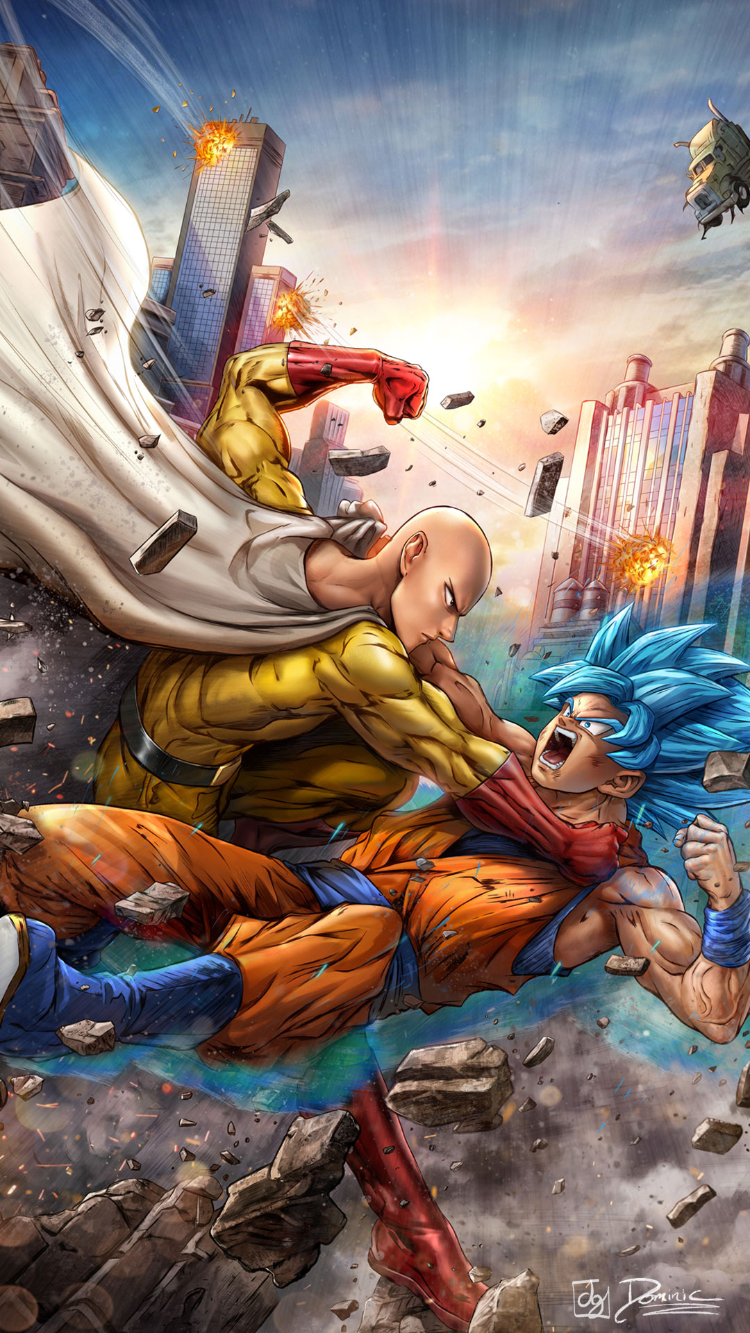 One punch vs goku