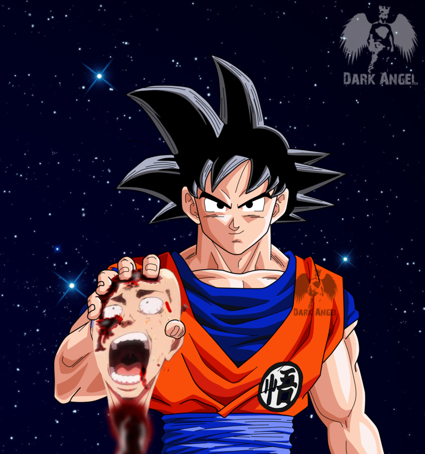 Goku vs one punch mansaitama by arjundarkangel on