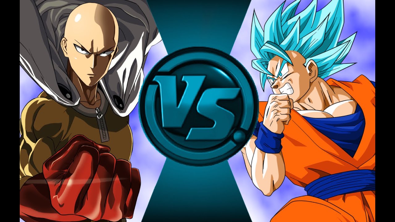 Goku vs saitama one punch man animation by ioanimation