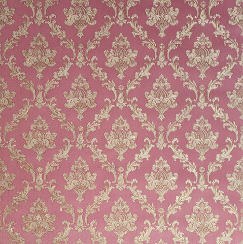 Apex Geometric Pink and Rose Gold Metallic Geo Wallpaper