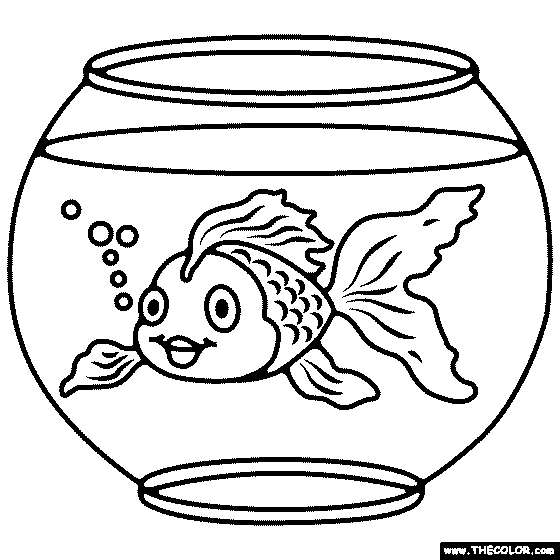 Goldfish coloring pages printable for free download