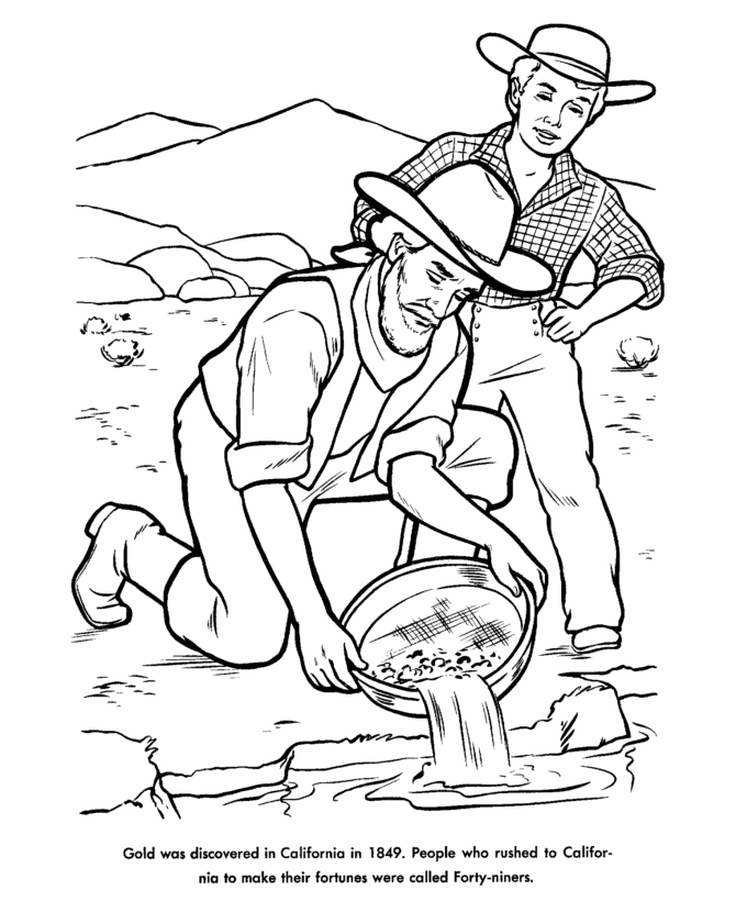 Download or print this amazing coloring page gold rush matthew gold rush projects gold rush coloring pages