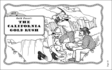 The california gold rush printable mini