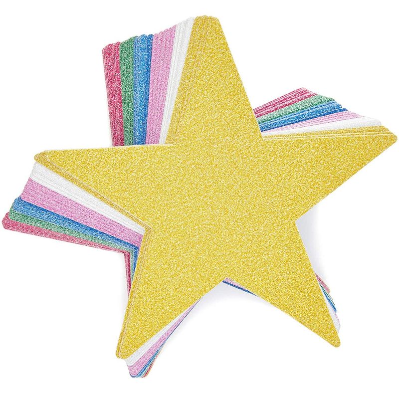 Paper junkie glitter star cutouts unt lors â official