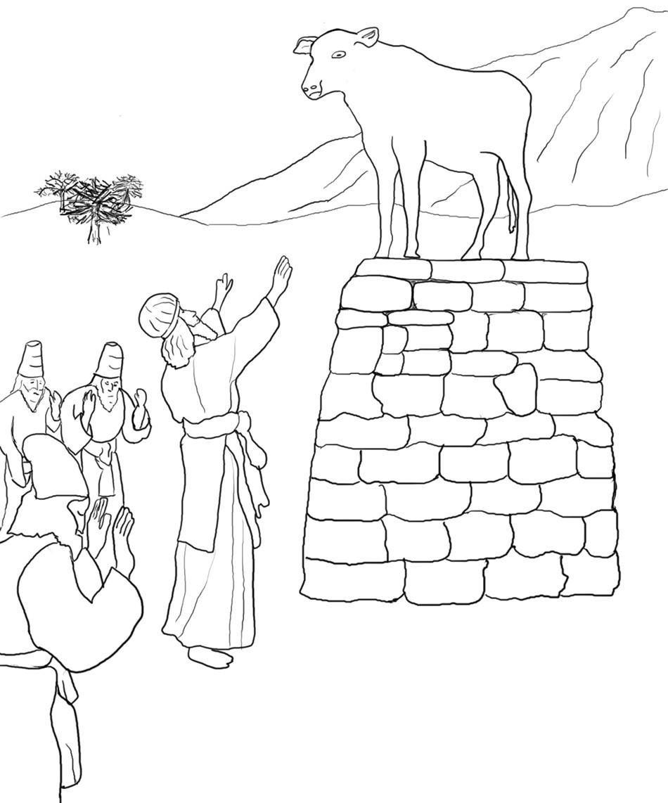 Mount sinai golden calf incident coloring sheets