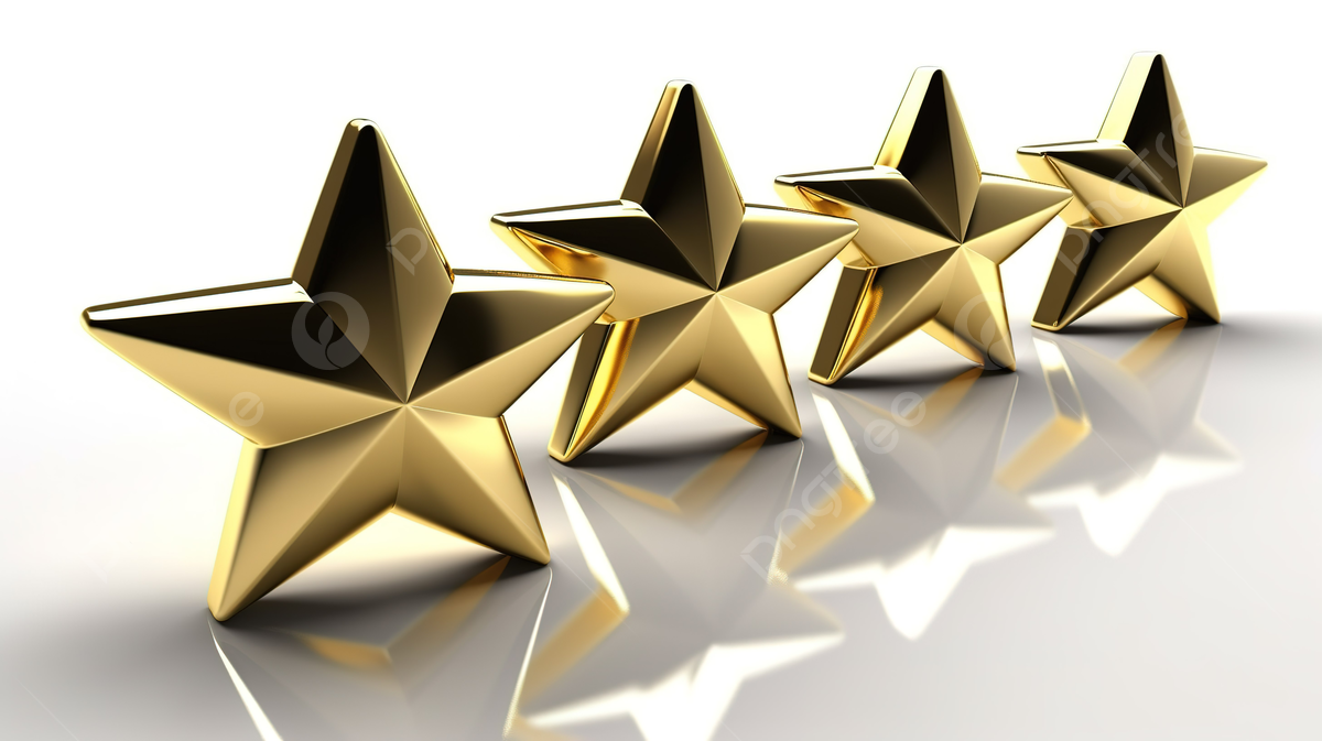 Three gold star awards in one row background d illustration of six golden stars over white background hd photography photo background image and wallpaper for free download