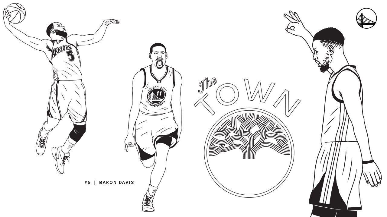 Golden state warriors on x nationalcoloringbookday ð color with the dubs â httpstcokyupewto httpstconlzqjpmhxv x