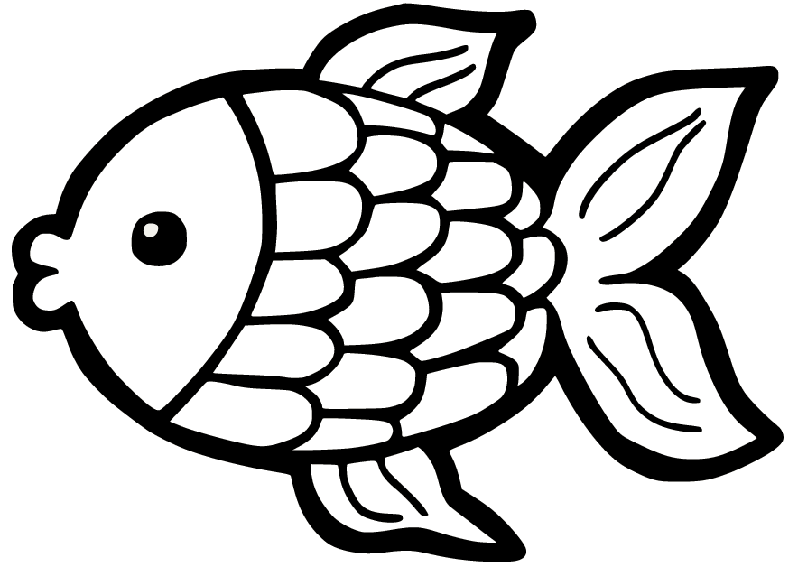 Goldfish coloring pages printable for free download