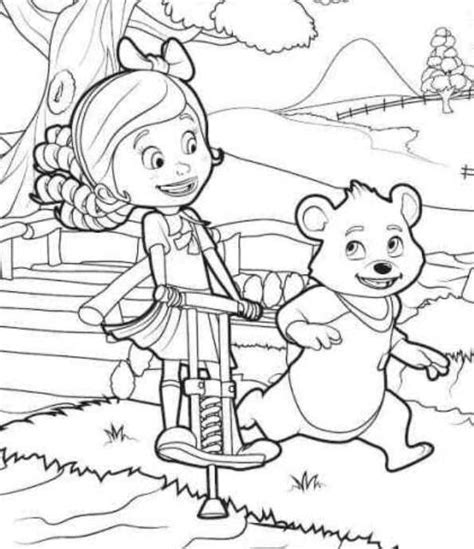 Goldie and bear louring pages