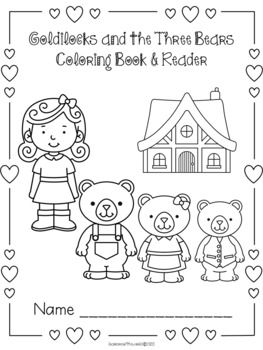 Goldilocks and the three bears coloring worksheets reader goldilocks and the three bears three bears activities color worksheets