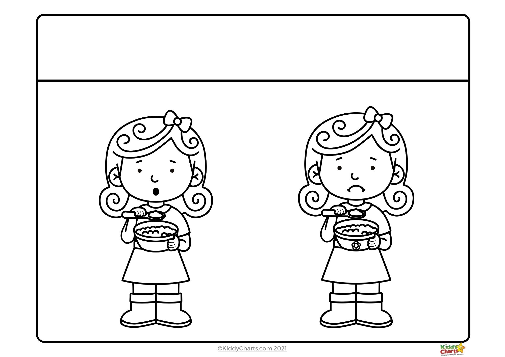 Easy coloring pages book goldilocks easy coloring