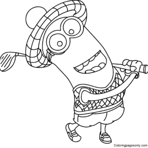 Golf coloring pages printable for free download