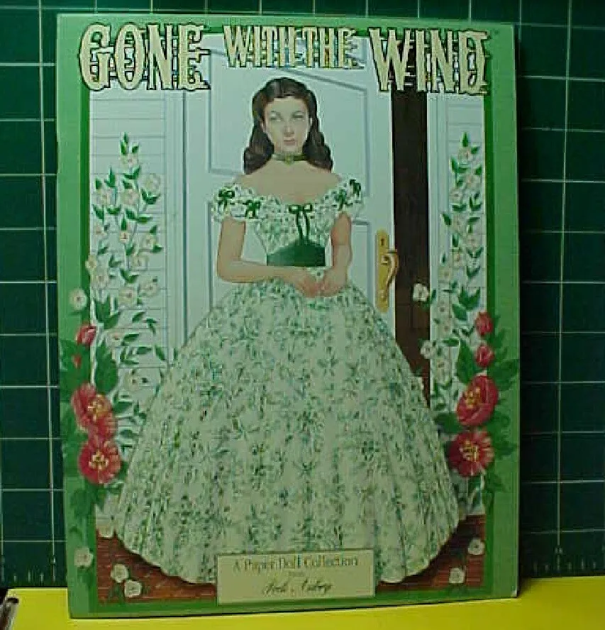 Peck aubry presents gone with the wind paper doll coloring book