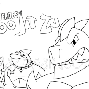 Goo jit zu coloring pages printable for free download