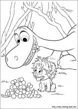 The good dinosaur coloring pages on coloring