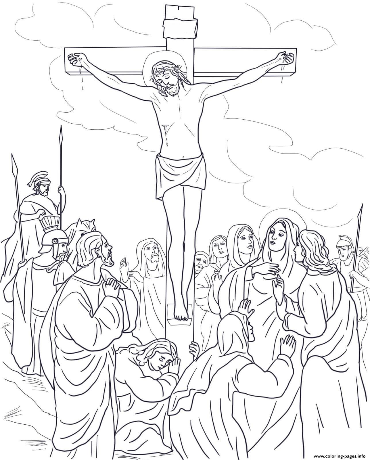 Good friday coloring pages