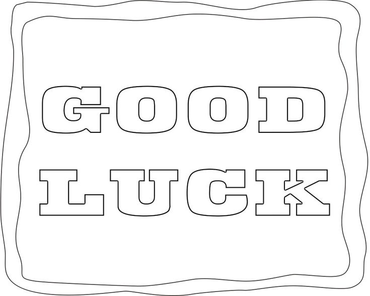 Good luck coloring pages words coloring pages sight words