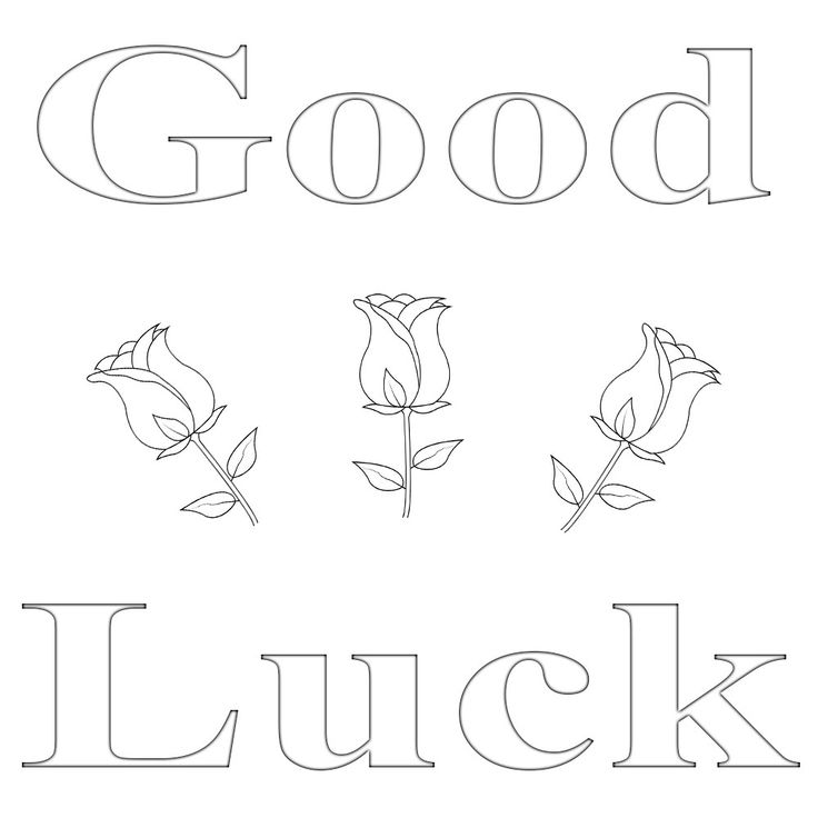 Good luck coloring pages coloring pages good luck for exams quote coloring pages