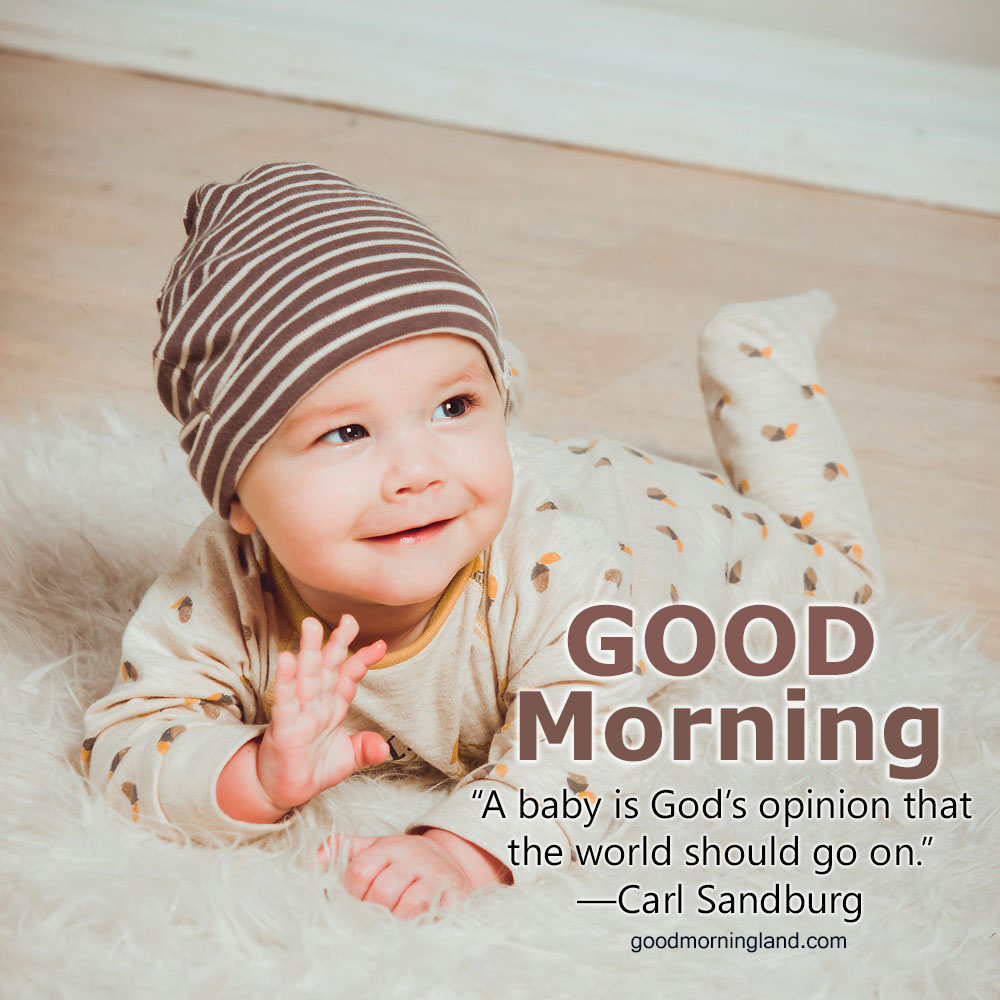 Top good morning baby images